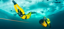 Images: Free Diving World Record under Ice Photo